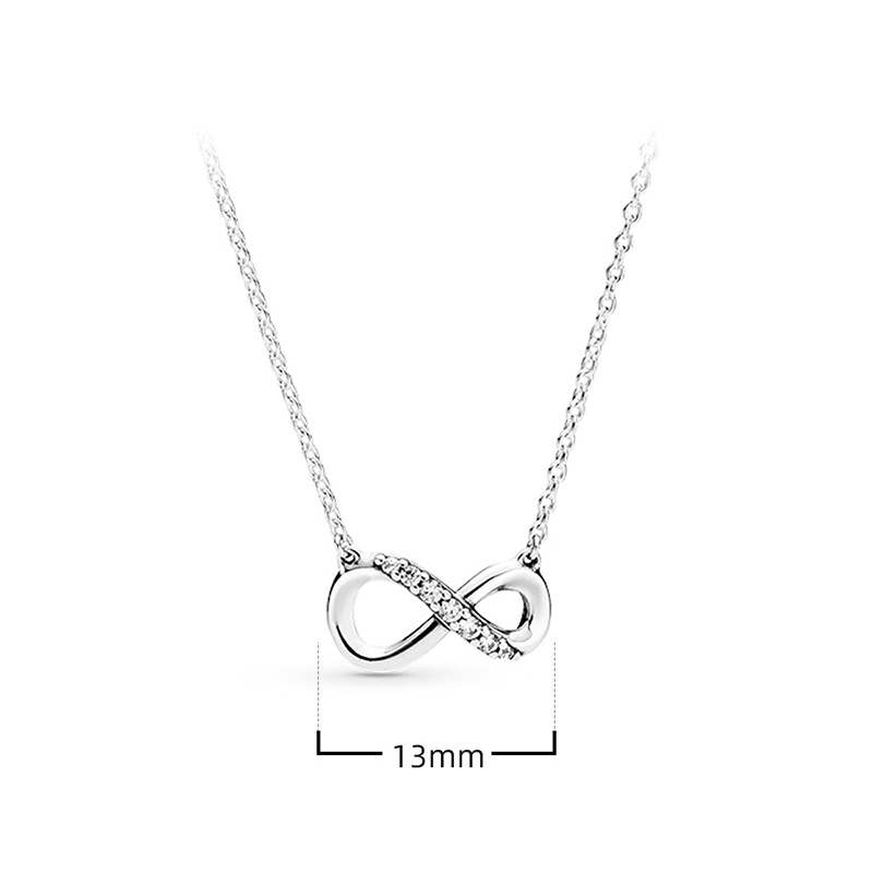 สร้อยคอ สร้อยคอแฟชั่น จี้เงิน เครื่องประดับ ความรักนิรันดร์ silver สร้อยคอแฟชั่น จี้เงิน