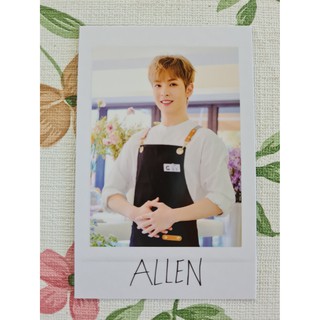 [พร้อมส่ง] บาริสต้าโพลารอยด์ อัลเลน Allen Cravity 2021 Seasons Greetings Cafe Cravity Coffee &amp; Flower Barista Polaroid