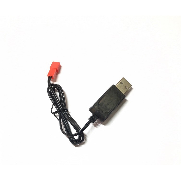 สายชาร์จ USB Charger พร้อมปลั๊ก JST Lipo 3.7V 1S 500mA สำหรับ โดรน X8 Skyhunter และ 8807 Drone Quadcopter