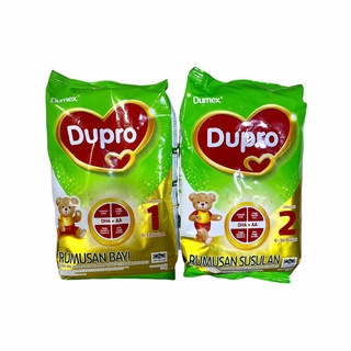 🔥ถูกสุด !!🔥Dumex Dupro นมผงเด็ก สูตร 1-2 น้ำหนัก 550 กรัม สำหรับเด็ก 0-36 เดือน