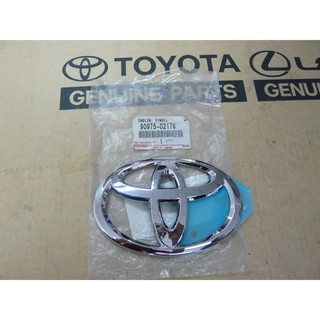 206. 90975-02176 เครื่องหมายสัญลักษณ์โตโยต้า YARIS ปี 2010 ของแท้ เบิกศูนย์ โตโยต้า Toyota (TTGSHO)