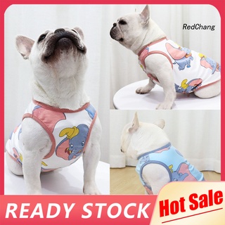 Rcyy*เสื้อกั๊กผ้าฝ้ายแขนกุดลายดัมโบ้สําหรับสุนัข