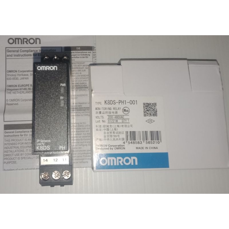 Phase monitor relay K8DS-PH1-001