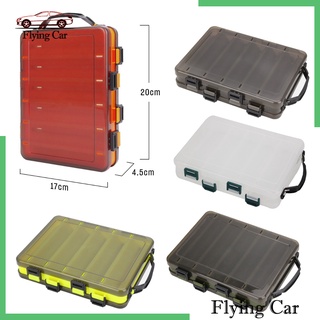 [ราคาจำกัดเวลา] Reversible Lure Case Double Sided Bait Jig Storage Box Orange
