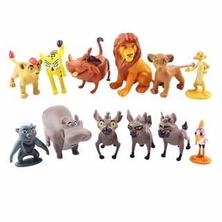 ของเล่นตุ๊กตาฟิกเกอร์ The Lion King Guard Simba 12 ชิ้น