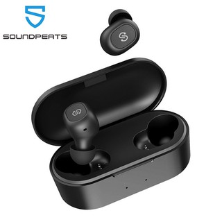 SoundPEATS True Wireless Earbuds Bluetooth 5.0 in-Ear Stereo Wireless HiFi Mini Earphones with Microphone TrueFree Plus