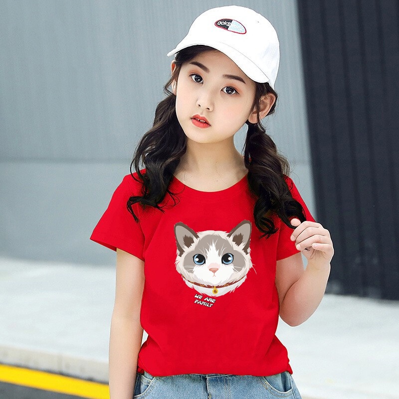 H231เสื้อยืดแขนสั่งเด็ก.ผ้านุ่นใส่สบายทั้งเด็กชายกับเด็กหญิ