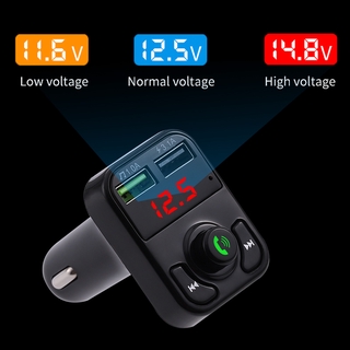 อุปกรณ์ชาร์จ Usb 5V 3 . 1 A Fast Charger Handfree บลูทูธ 5 . 0 Fm Transmitter Car Kit Mp3 สําหรับรถยนต์