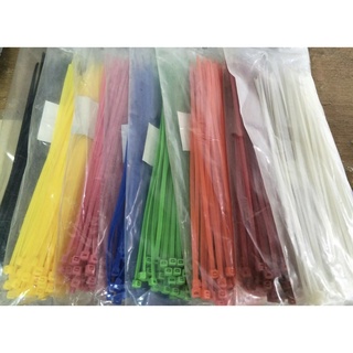 (2ห่อ) สายเคเบิ้ลไทร์ขนาด 10" 2สี 200 เส้น สินค้าพร้อมส่ง