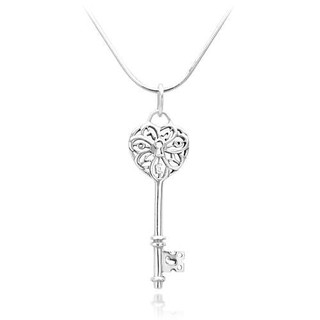 สร้อยคอเงินแท้ พร้อมจี้กุญแจ 925 sterling silver (made in Thailand) premium quility