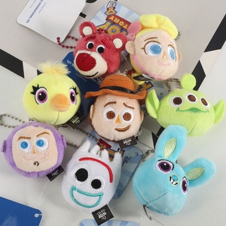 New Toy Story Series Woody Focky Plush Head Ornament Doll Key Chain Bag Pendant Toys Gift