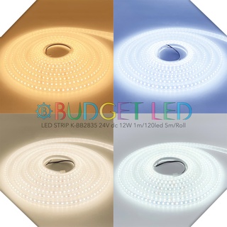 LED STRIP K-BB2835-120 DC-24V IP67 600LED/5m 12W/1m แอลอีดีไ…