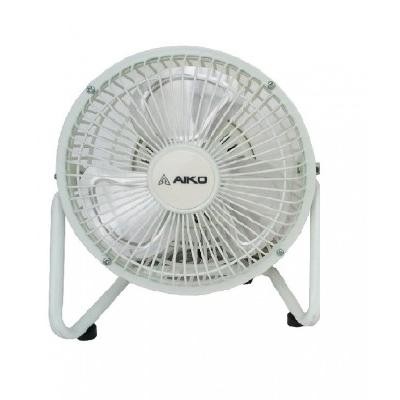 LIN พัดลมAIKO TURBO 6นิ้ว ตั้งโต๊ะ (สีขาว)