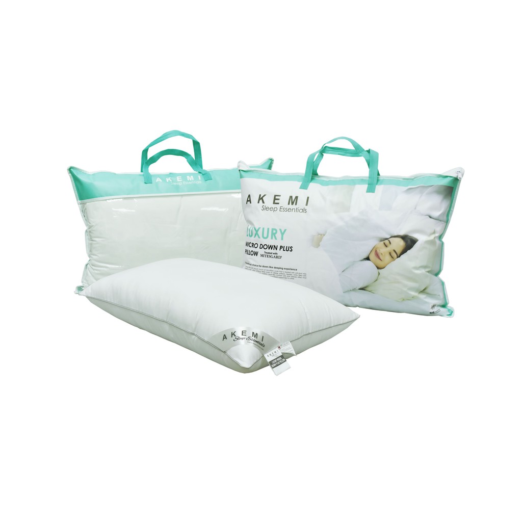 [ราคาโปร] Akemi หมอน หมอนหนุน ใยสังเคราะห์ รุ่น Sleep Essentials Luxury Micro Down Plus Pillow