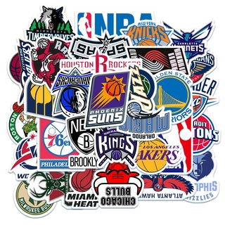 NBA TEAM สติ๊กเกอร์ลายการ์ตูนสําหรับตกแต่งแล็ปท็อป 32 ชิ้น / ชุด