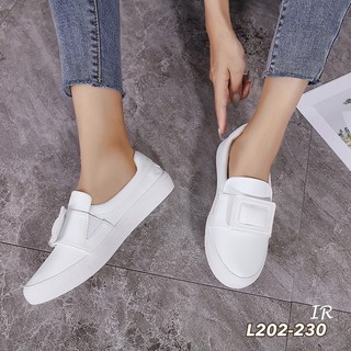 L202-230 รองเท้าหุ้มส้นหนังนิ่มมาก สวยแมทซ์ลงตัว