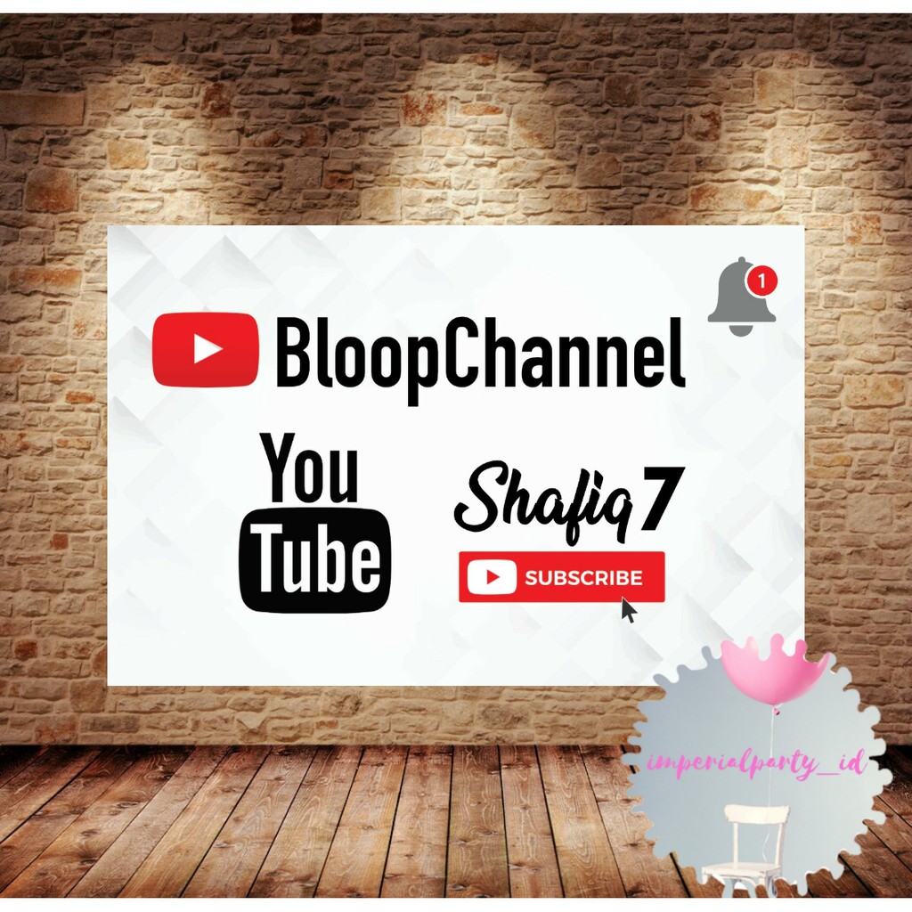 แบนเนอร์ฉากหลังที่กําหนดเองสุขสันต์วันเกิด Youtube Subscribe