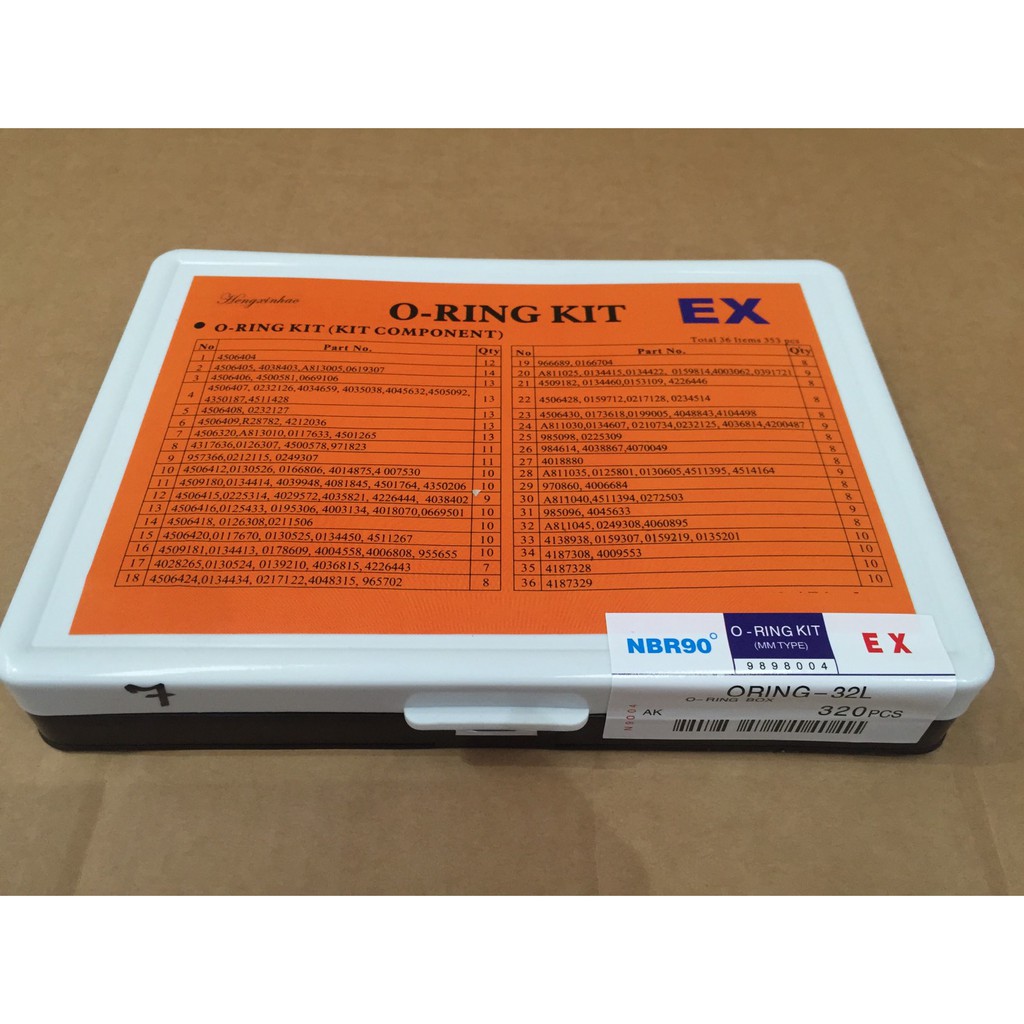 โอริง(กล่อง) แหวนยาง(กล่อง) O-RING KIT /อะไหล่รถแทรคเตอร์ ชิ้นส่วนรถแทรคเตอร์ /CHT-D5910