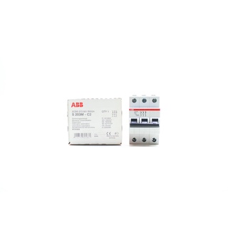 S203M-C2 ABB MCB เซอร์กิตเบรกเกอร์ ABB รุ่น S203M-C2 3P 2A 10kA 2CDS273001R0024