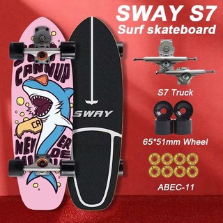 Surf skate S7 30 นิ้ว  พร้อมส่งจากไทย SWAY เซิร์ฟสเก็ต