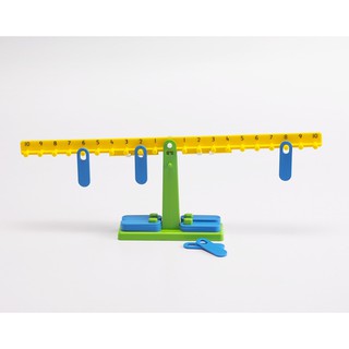 คานชั่งตัวเลขพร้อมแผ่นน้ำหนัก (ชุดพกพา) (Mini Math Balance)