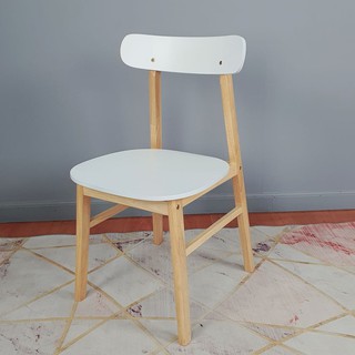 เก้าอี้ Evergreen-Furniture Dining Chair C-SBc  เก้าอี้ไม้สไตล์เรียบหรู ทำจากไม้ยางพารา(2 และ 4 ตัว / กล่อง)
