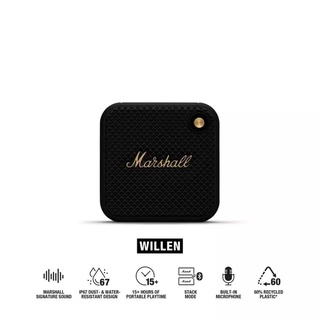 Marshall Willen Portable Speaker - ลำโพงพกพา Beautiful, classic, compact, easy to carry, up to 15 hours,Genuine products