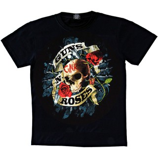 เสื้อวง Guns N Roses - GNR Firepower Tattooed Skull T-Shirt