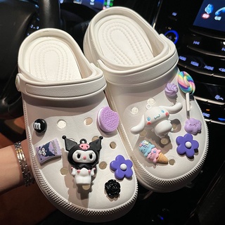 ตัวติดรองเท้าหัวโต ที่ติดรองเท้า crocs หัวเข็มขัดรองเท้า DIY