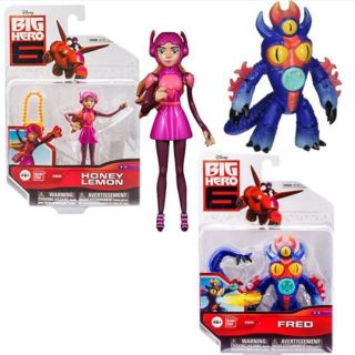 Big Hero 6 Honey Lemon, Fred Action 4" Figure โมเดล