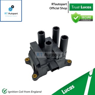 Lucas คอยล์จุดระเบิด Ford Fiesta 1.6 4สูบ 1 ตัว ปี10-16 / คอยล์ คอยล์หัวเทียน / ICG8007C