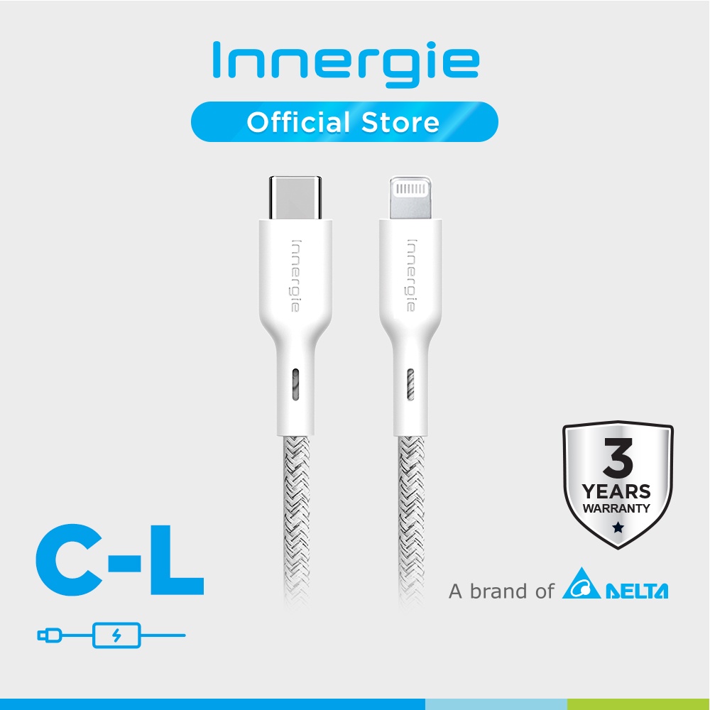 Innergie สายชาร์จ L-C Lightning to USB-C Cable