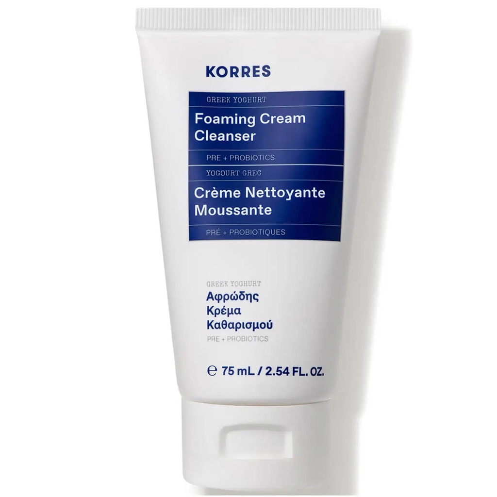พร้อมส่ง ของแท้ KORRES Greek Yoghurt Foaming Cream Cleanser (20ml/40ml/75ml/150ml)