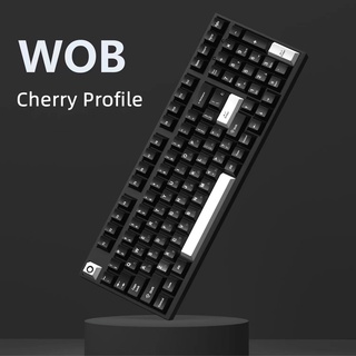 WOB keycap Cherry Profile PBT sublimation suitable for GMK mechanical keyboard keycaps 61/68/84/87/98