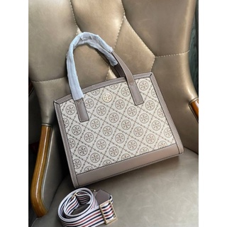 📮@2,099.-🔥🔥DISCOUNT 7 % +📍(ส่งฟรี EMS)🔥🔥💯Tory burch T monograme Walker small sacthel