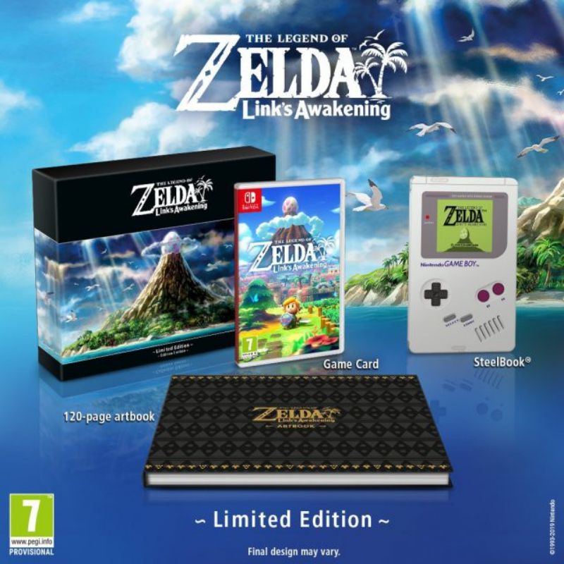 มือสอง💥 The Legend of Zelda: Link's Awakening Limited Edition (Nintendo Switch) ตัวกล่องสวยกริ๊บ เอาแผ่นไปเล่นอย่างเดียว