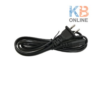 สายไฟ AC แบบ 2 รู ยาวปลั๊กเสียบแบบ 2 ขา(US Plug) สำหรับเชื่อมต่อ adapter us plug Ac power supply adapter cord cable