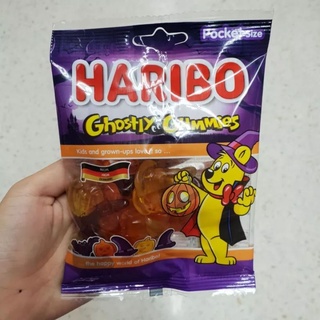 ฮาริโบ เยลลี่ฮัลโลวีน โกสต์ลี่ กัมมี่ Haribo Ghostly Gummi 80g