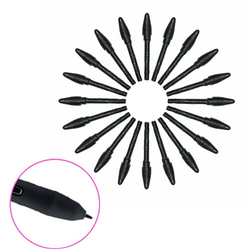 XP-PEN 20 ชิ้นเปลี่ยนปากกา Nibs เคล็ดลับสําหรับ XP-ปากกา VEIKK A30 A50 HUION H640P H950P H1060P HS64