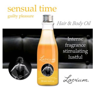 บำรุงผมและผิว Lovium Love Sensual time &amp; Body Oil 250 ml.