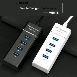 อะแดปเตอร์ 4 พอร์ต USB 3.0 Hub 5 Gbs High Speed Splitter