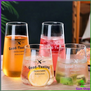 ถ้วยแก้วใส แก้ว good-tasting  glass cup