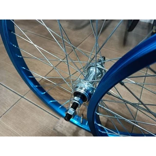ล้อจักรยาน อลูมีเนียม (ไม่รวมยาง) bmx 20x1.5-2.40 B750 ขอบล้ออลูมีเนียม ดุมเหล็กลูกปืนเม็ด ซี่ลวดเหล็ก