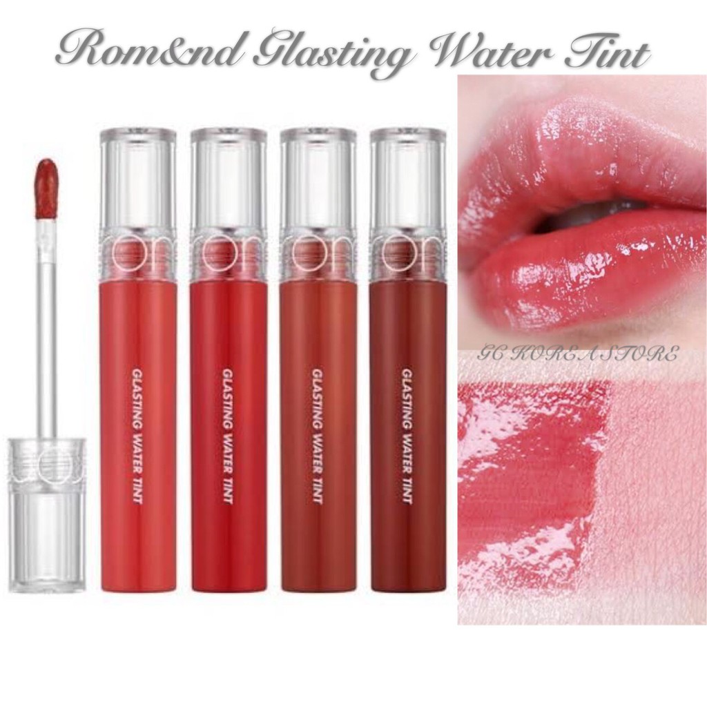 (ของแท้/พร้อมส่ง) Rom&nd Glasting Water Tint 01-08