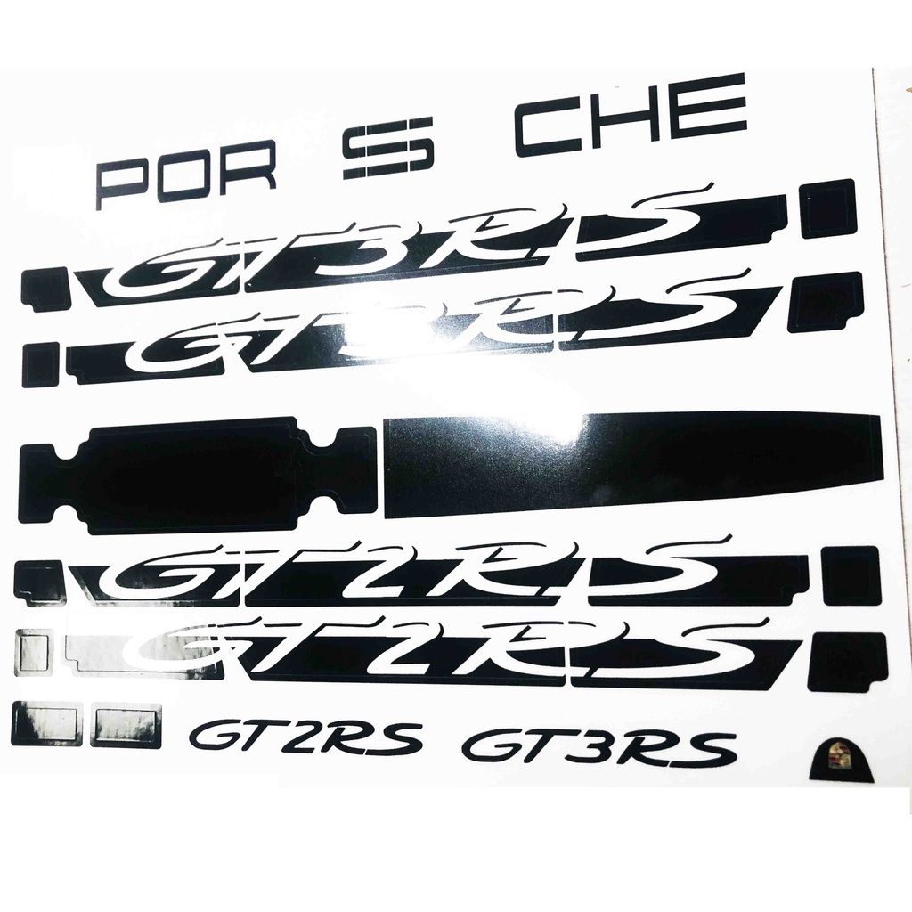 สติ๊กเกอร์แบบกําหนดเองสําหรับ MOC LEGO 42056 Porsche 911 GT3RS GT2RS สติ๊กเกอร์ใส