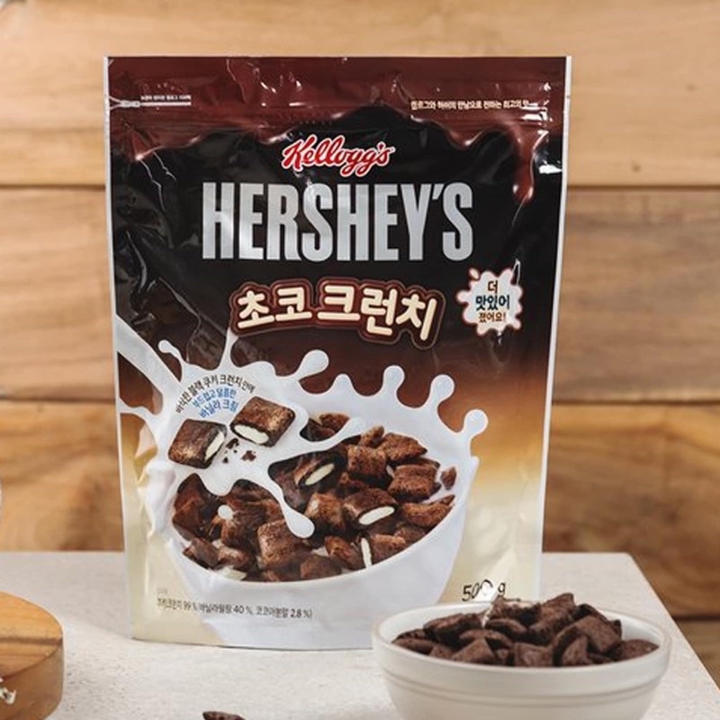 Hershey's Choco Crunch Cereal อาหารเช้า ซีเรียล คอนเฟลก