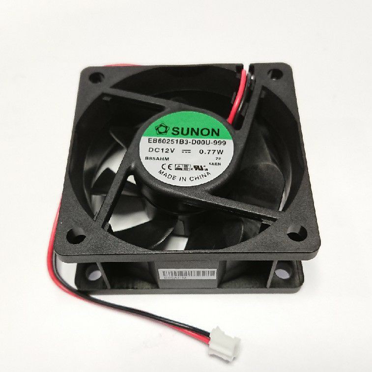Fan พัดลม 2.5นิ้ว 12V 0.77W ยี่ห้อ SUNON รุ่น EB60251B3-D00U-999