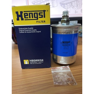 BENZ กรองเบนซิน HENGST | เบนซ์ เครื่อง M102 M104 M110 M111 รุ่น W107 W114 W123 W124 W126 W201 W202 | H80WK04 | KL19