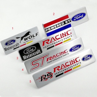 * พร้อมส่ง * สติกเกอร์โลโก้ Ford RS Focus สําหรับตกแต่งรถยนต์