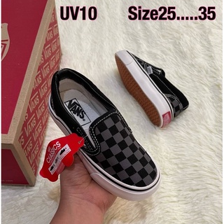 Vans slip-on รองเท้าผ้าใบของเด็ก แบบสวม ( 25…35 ) รองเท้าผ้าใบชาย-หญิง(รีวิวจากงานจริง) สินค้าพร้อมส่ง 📦